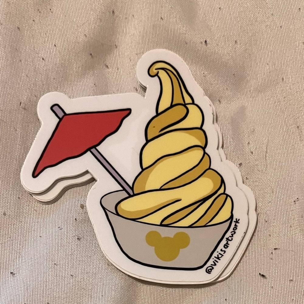 🎁Disney Dole Whip Mickey Sticker